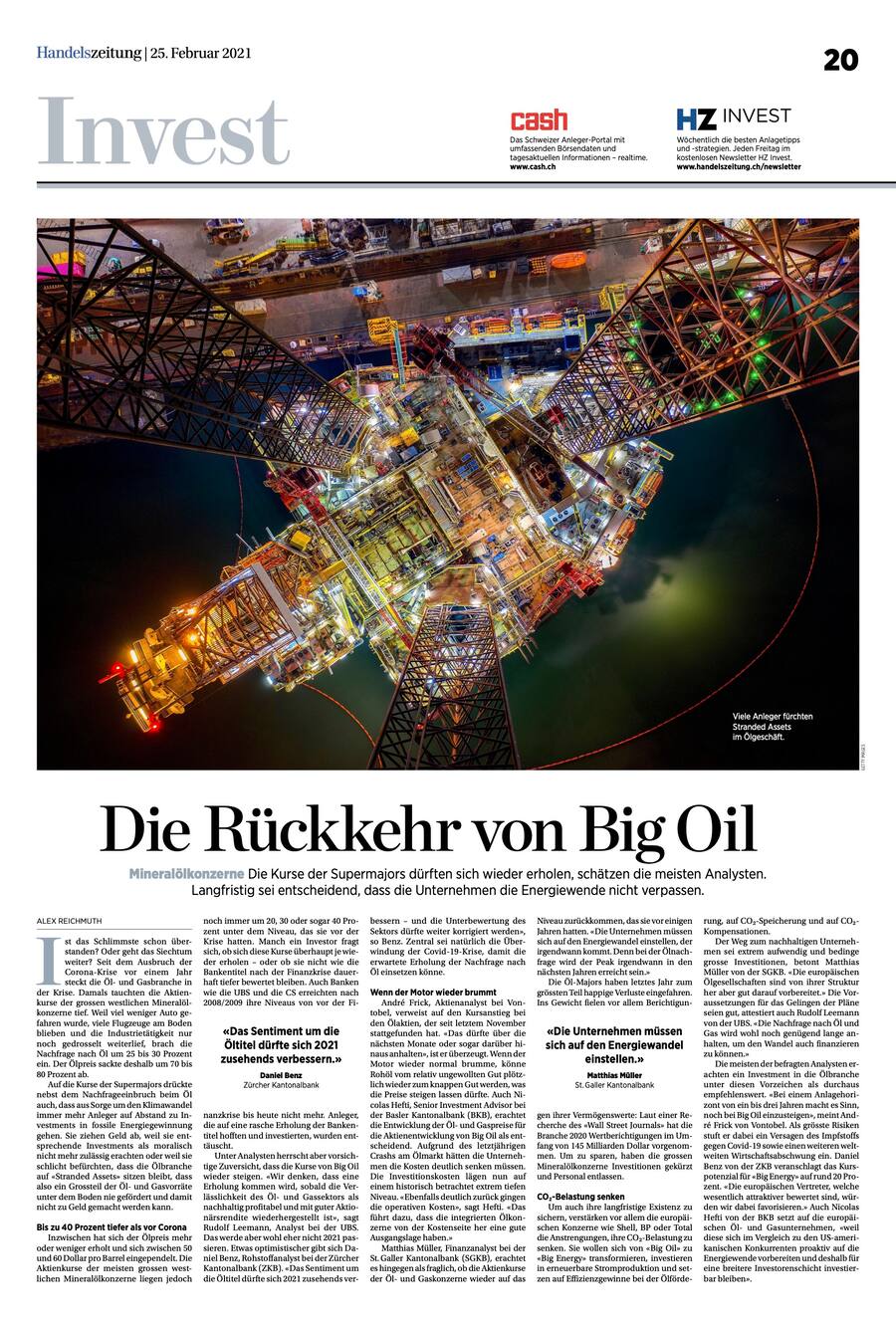European Newspaper Award Handelszeitung Auszeichnung