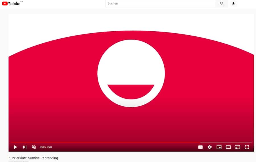 Sunrise Logo Ausschnitt aus Youtube-Film