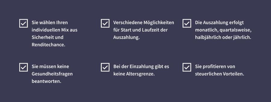 Die wichtigsten Vorteile auf einen Blick