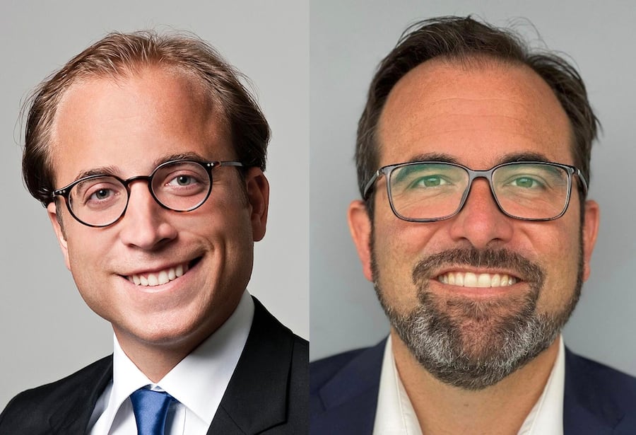 Dr. Antonios Koumbarakis (l.) und Marc Lehmann (r.)