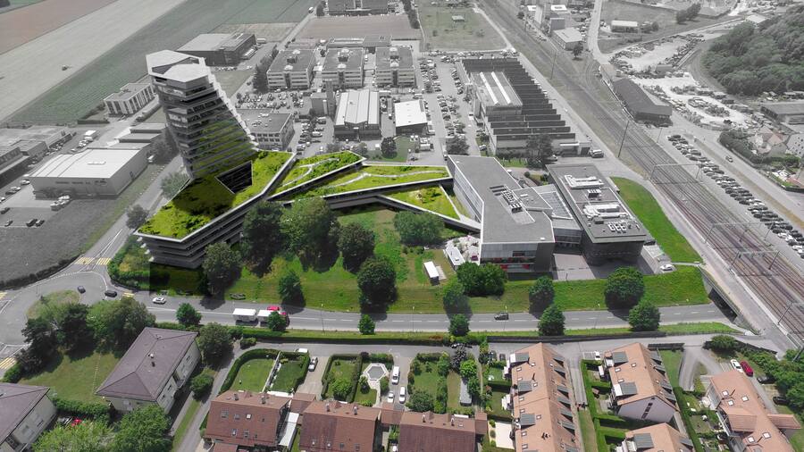 Swissquote Online-Bank Hauptsitz Gland