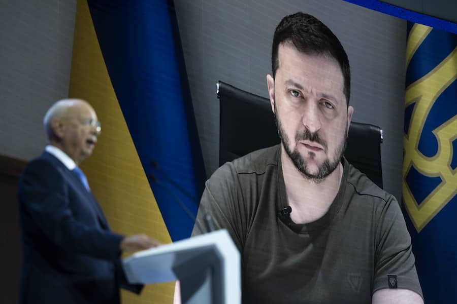 Ukrainian President Volodymyr Zelensky