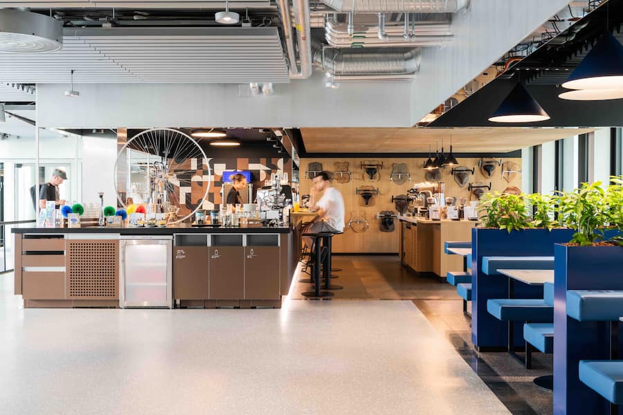 Google Büro mit Kaffeeecke