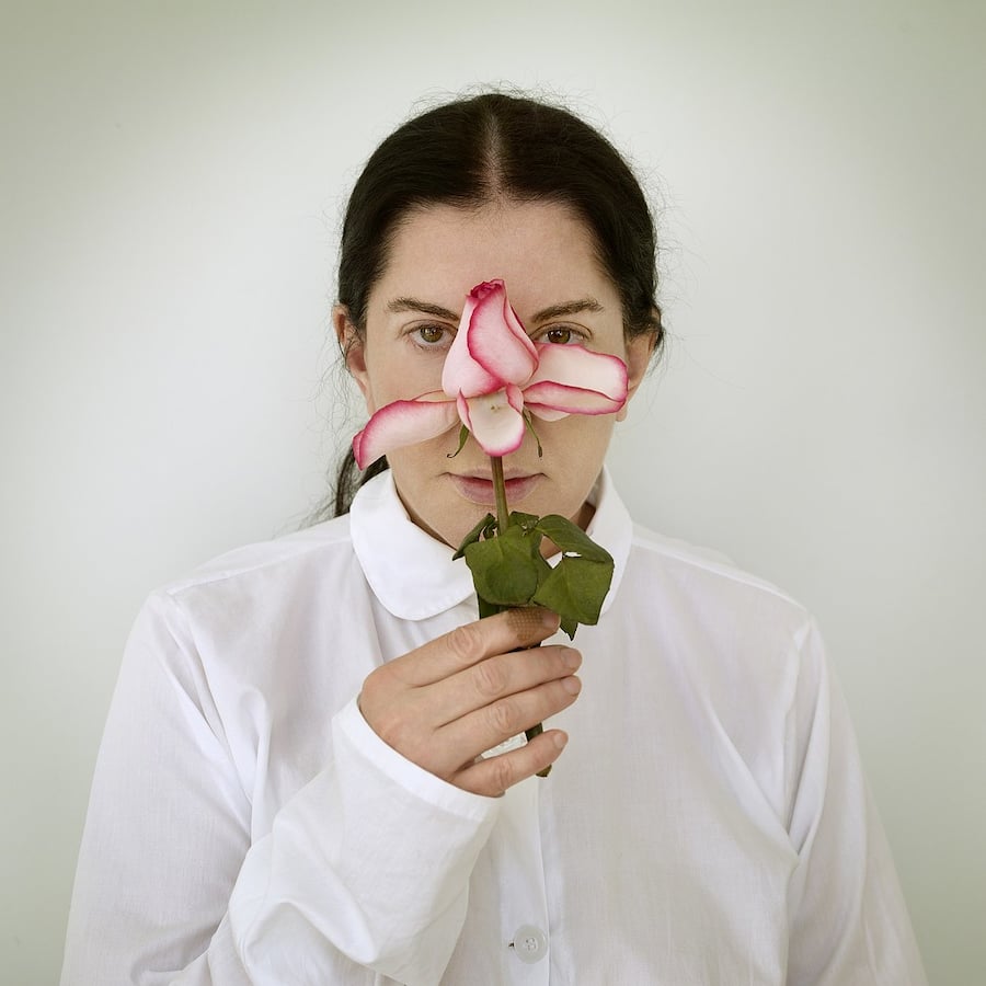 MARINA ABRAMOVIC - ARTIST WITH A ROSE (MIRABAUD CONTEMPORARY ART COLLECTION)
