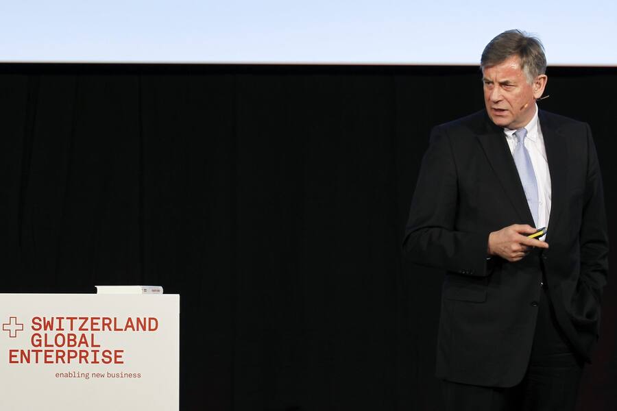 Prof. Dr. Dr. Hermann Simon, Chairman von SIMON-KUCHER & Partners Strategy & Marketing Consultants, spricht am Aussenwirtschaftsforum 2013, am 11.4.13 in Zuerich, ueber Hidden Champions - Aubruch nach Globalia. (PHOTOPRESS/Alexandra Wey)
