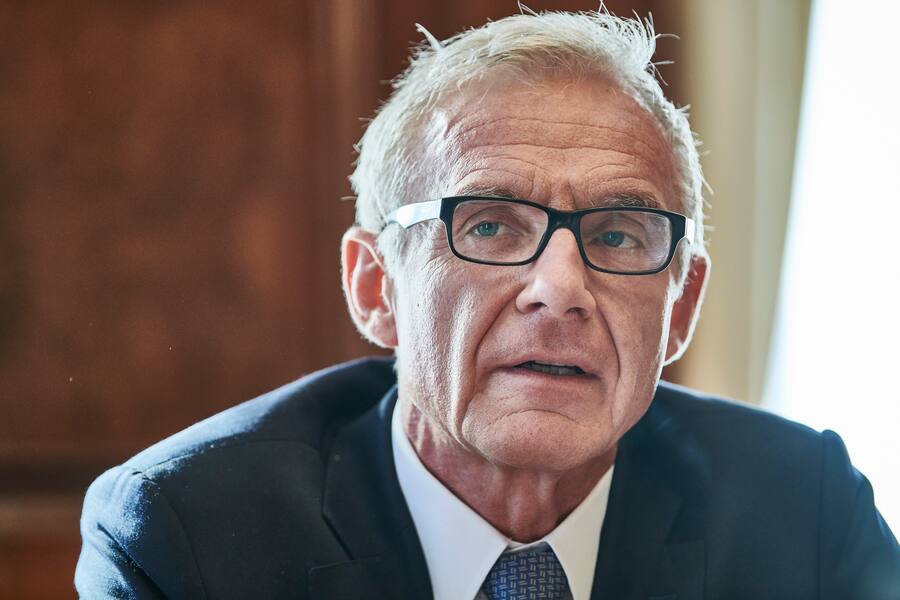 Urs Rohner, Verwaltungsratspraesident der Bank Credit Suisse, aufgenommen am 1. Oktober 2019 in Zuerich. (KEYSTONE/René Ruis)