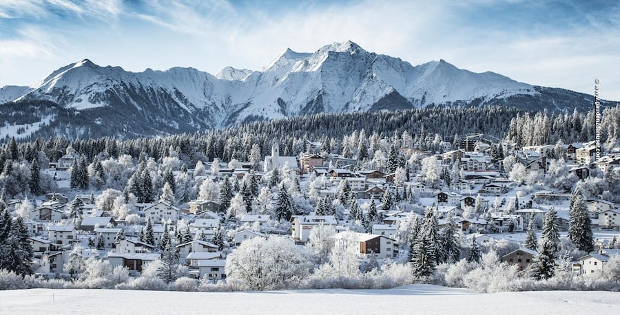 Panoramaweg in Flims.