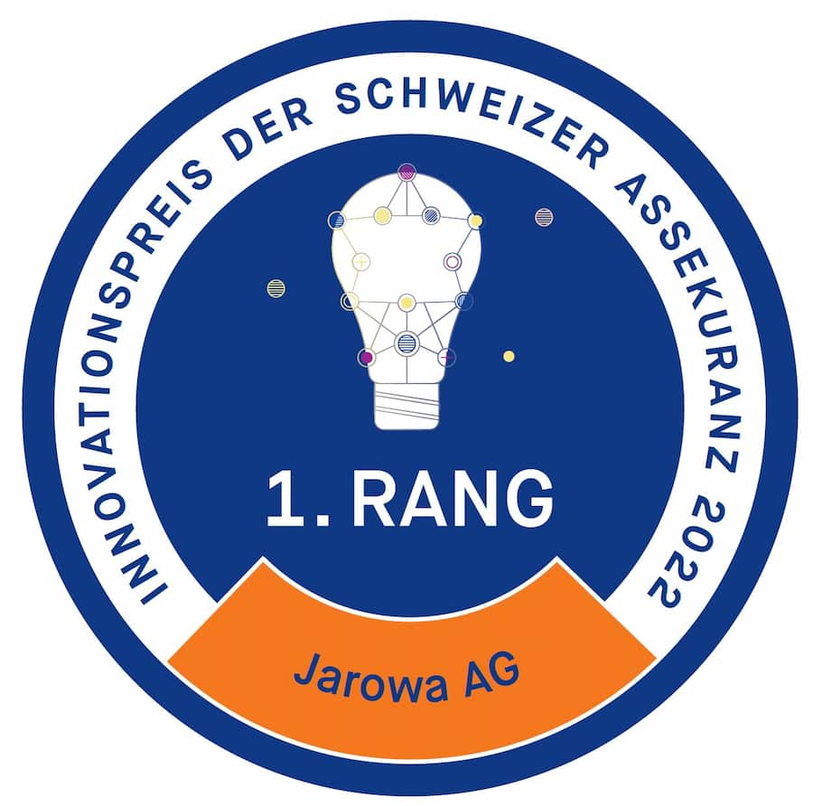 Innovationspreis der Schweizer Assekuranz Rang 1