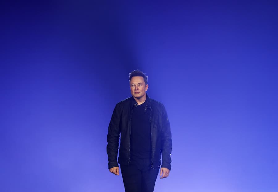 FILE - Tesla CEO Elon Musk introduces the Cybertruck at Tesla's design studio on Nov. 21, 2019, in Hawthorne, Calif. Days after taking over Twitter and a week before the 2022 U.S. midterm elections, billionaire Elon Musk has positioned himself as moderator-in-chief of one of the most important social media platforms in American politics. (AP Photo/Ringo H.W. Chiu, File)