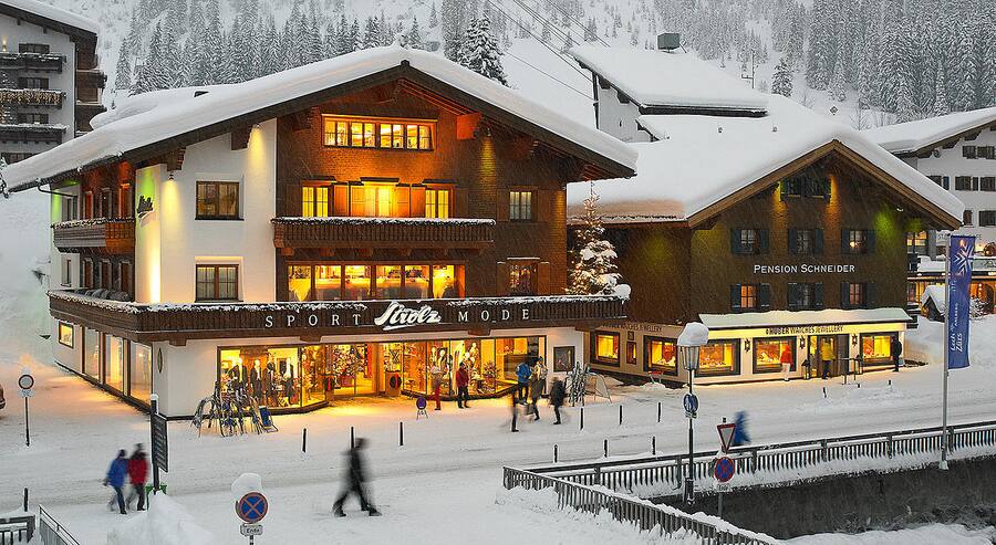 In Lech eine Institution: Der Sport- und Modehändler Strolz, bei dem Daniel Grieder nun Mitbesitzer ist.