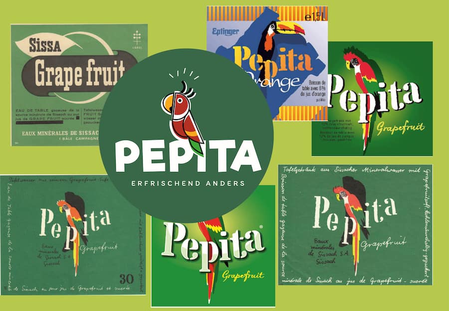 Logos von gestern, heute und morgen: Pepita