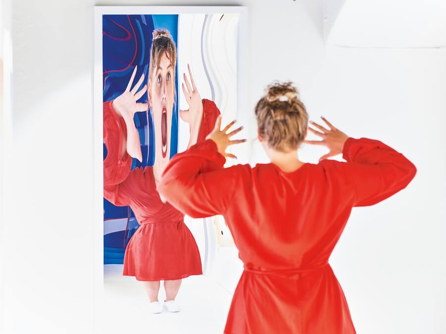 Spiegeleffekt im WOW-Museum