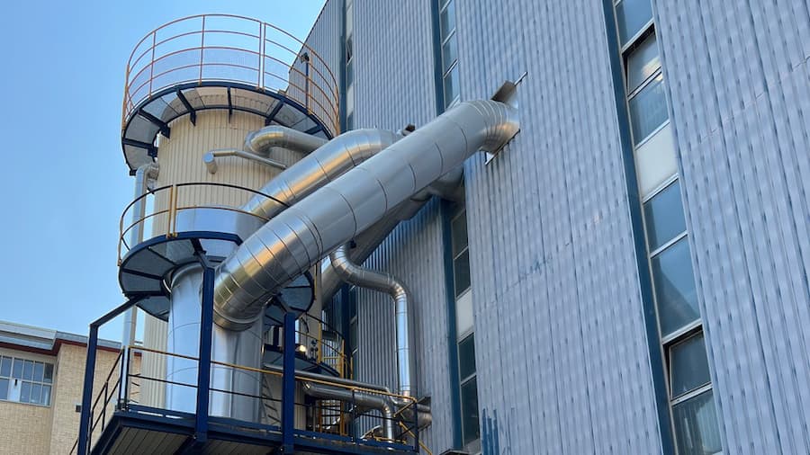 Der neue Verdampfer in Aarberg.