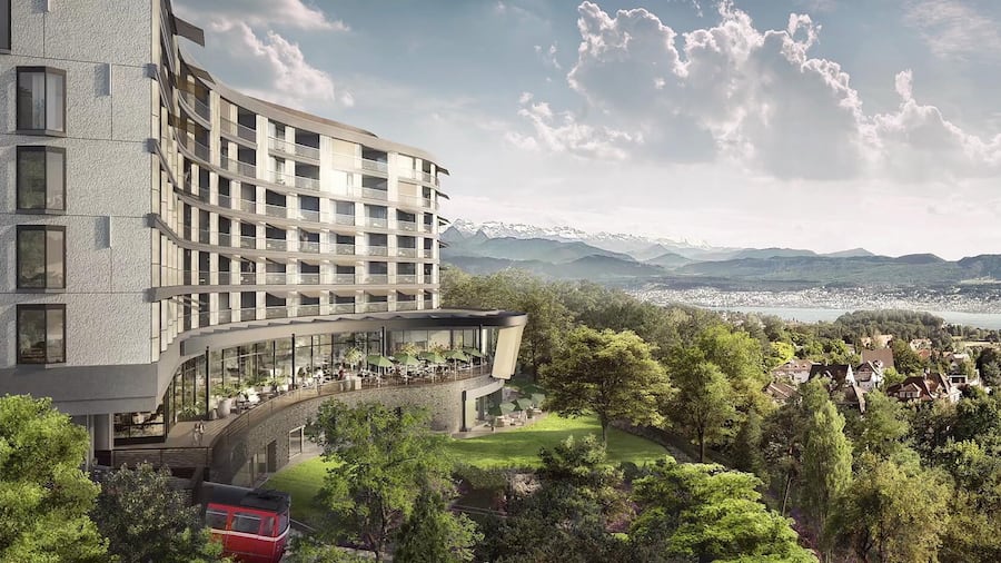 So könnten die Wohnungen im Dolder Waldhaus aussehen.