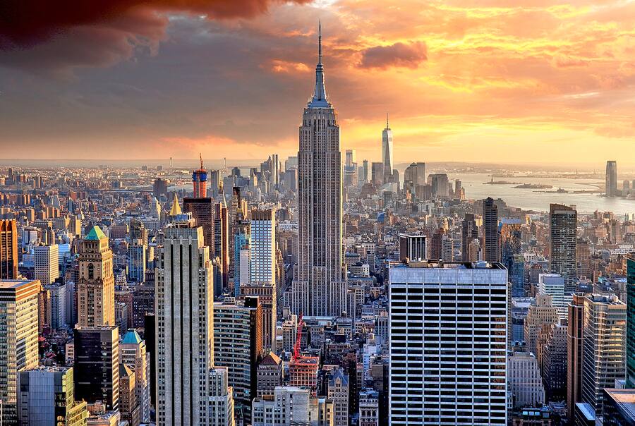 Das Empire State Building ist auf bestem Weg, bis 2030 klimaneutral zu werden.