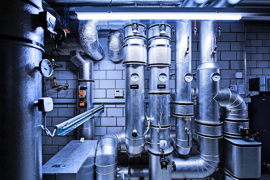 Ein Blick hinter die Kulissen von Greencity (oben). Alle Gebäude werden komplett fossilfrei mit Strom, Wärme und Kälte versorgt.