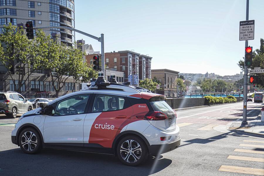 In San Francisco fahren Taxis von Unternehmen wie Cruise autonom.