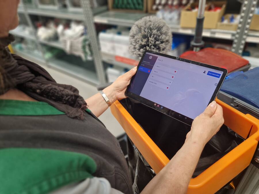Smart Cleaning ermöglicht eine bedarfsorientierte Reinigung genau dort, wo sie nötig ist.