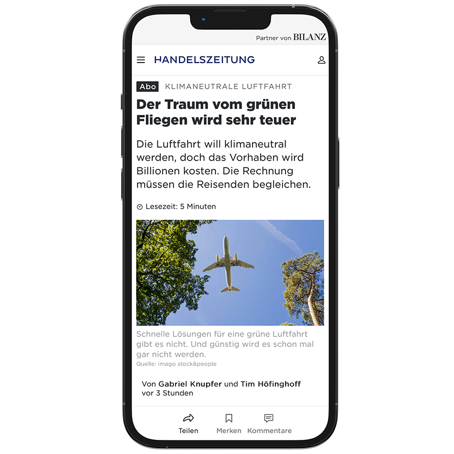 Handelszeitung Digitalabo April Angebot 2024