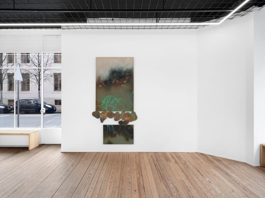 Ausstellungsansicht in der Galerie Lange + Pult, Genf.