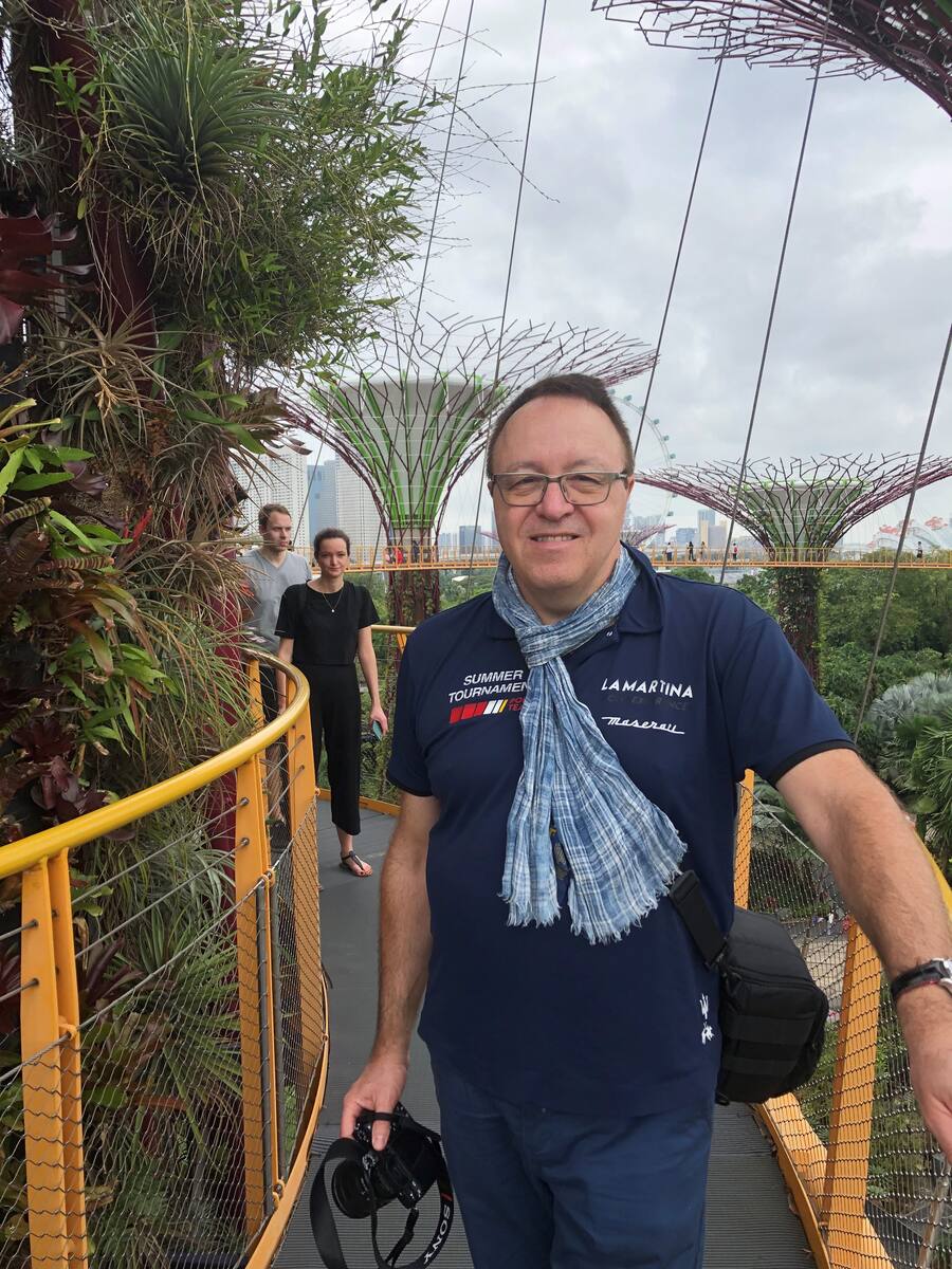 Auf Entdeckungstour: Jean-Daniel Laffely in Singapur.