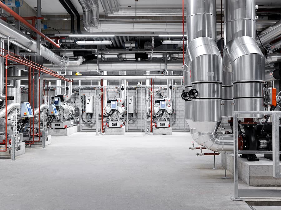 Energiezentrale der Swiss Life Arena