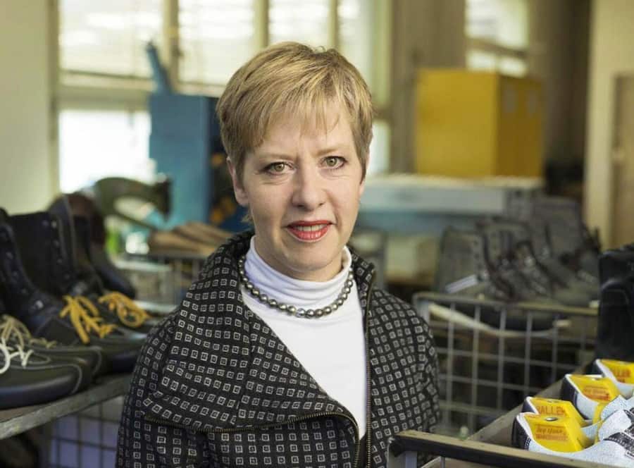 Barbara Artmann, Besitzerin des Schuherstellers Künzli