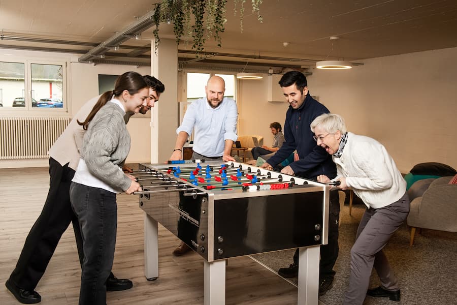 In der «Fun-Zone» ist Entspannung angesagt.