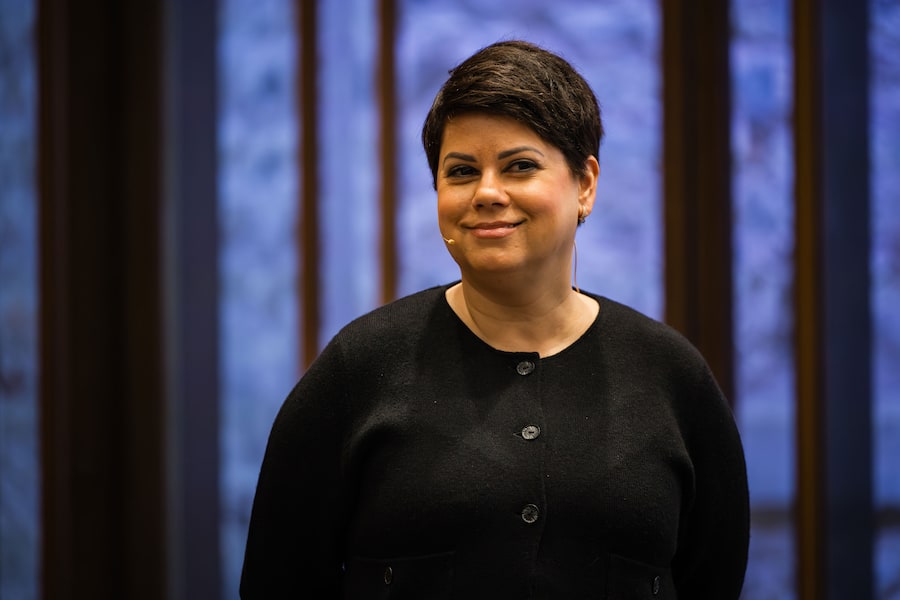 Sita Mazumder. IT-Ökonomin am  PostFinance HZ Focus Day am 8. Mai 2025