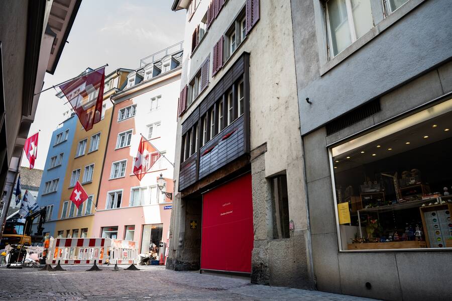Foto: Kim Niederhauser. Zürich, 13.06.2025.  Symbolbild RMS Haus an der Storchengasse 9.