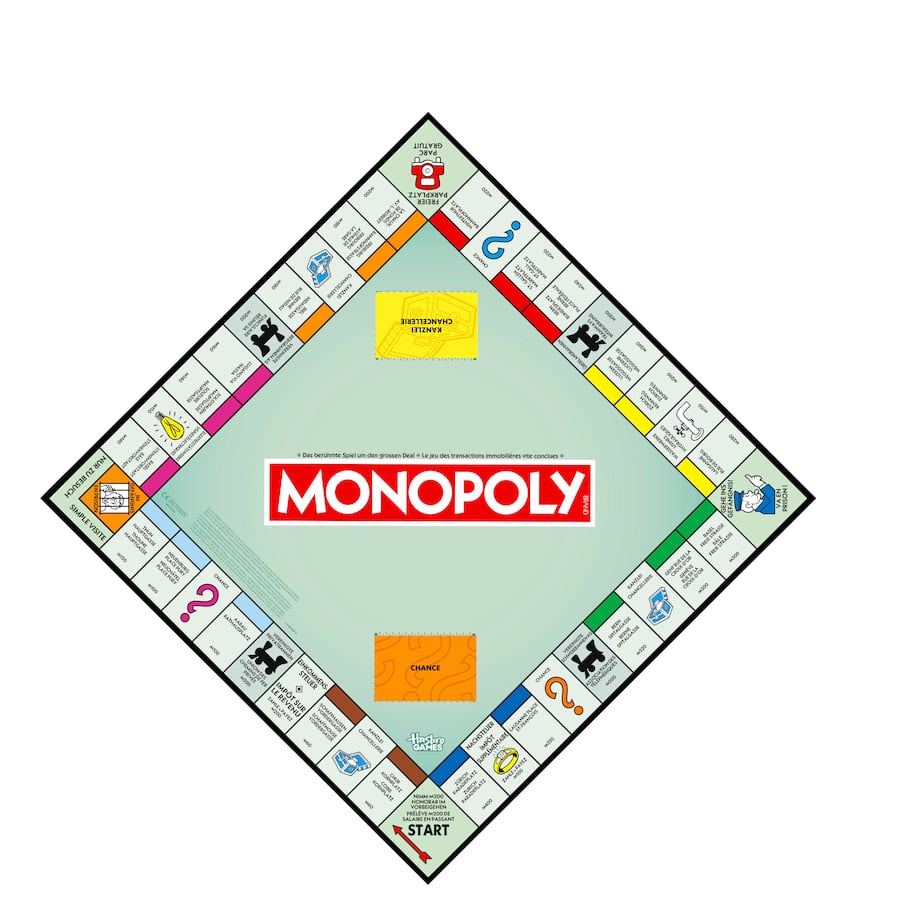 Monopoly-Spielbrett, Schweizer Ausgabe