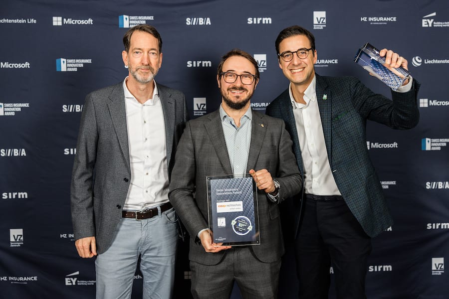 Das Team von Coop Rechtsschutz freut sich über den 3. Rang.