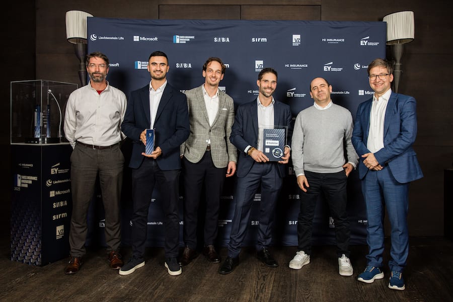 Mit KI auf den 1. Rang: Das Gewinnerteam der Baloise.