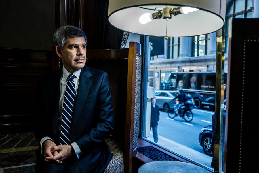 Egyptian American businessman Mohamed Aly El-Erian, chief economic adviser at Allianz, photographed in New York CIty on April 1, 2019.