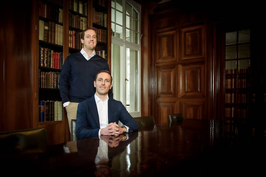 Philippe Jacobs (r.) und Nicolas Jacobs (l.), Co-Präsidenten der Jacobs Holding  fotografiert in den Räumen der Jacobs Holding AG in Zürich.