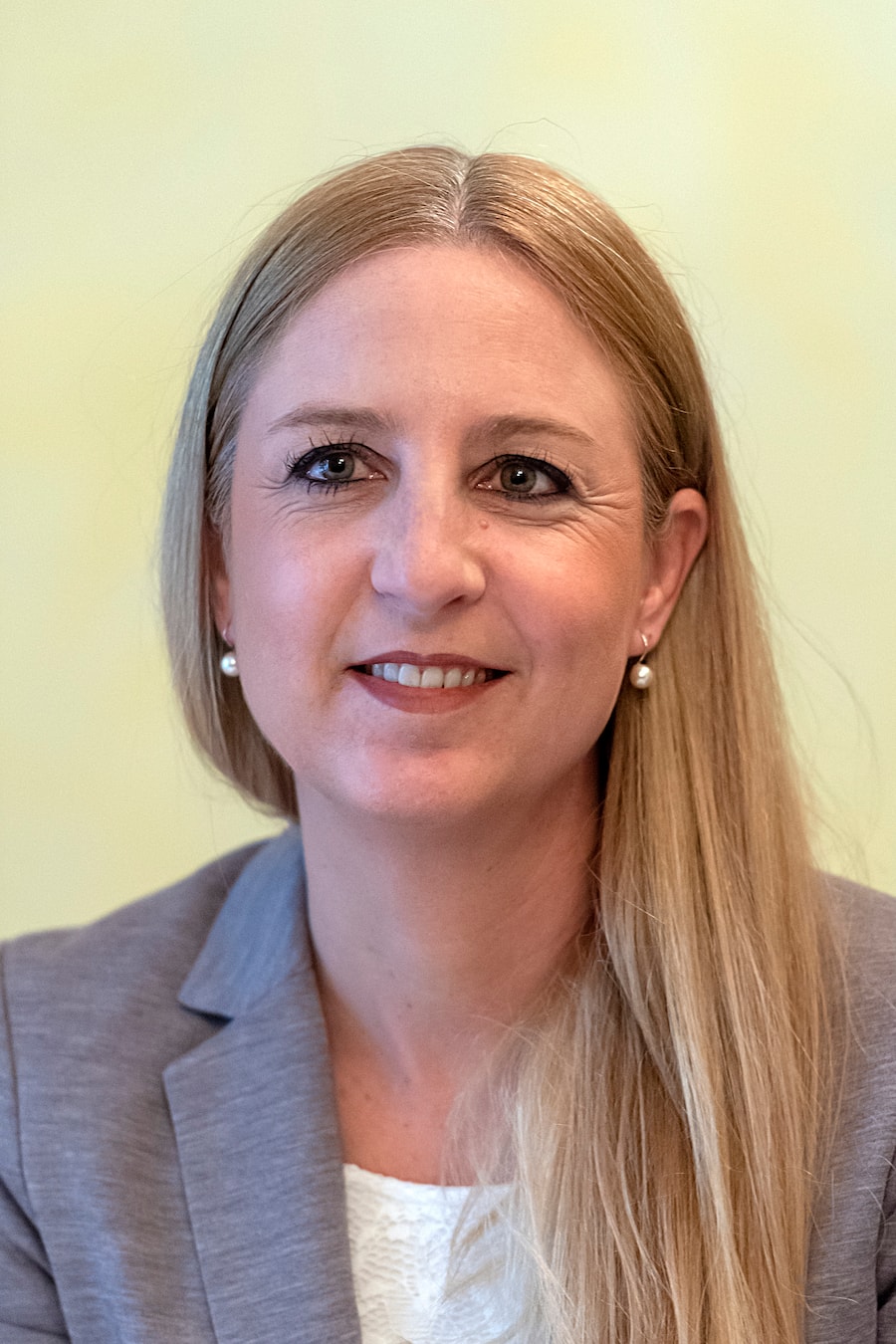 Katja Christ, Grossraetin und Praesidentin Gruenliberale BS, an einer Medienkonferenz der BDP, CVP, EVP, FDP, GLP, LDP zu den National- und Staenderatswahlen 2019, in Basel am Donnerstag, 7. Februar 2019. (KEYSTONE/Georgios Kefalas)