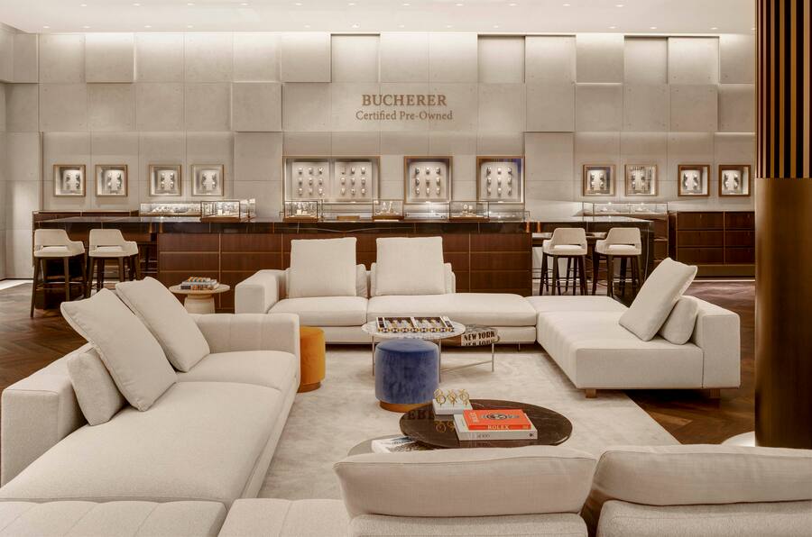 Secondhand-Lounge bei Bucherer New York