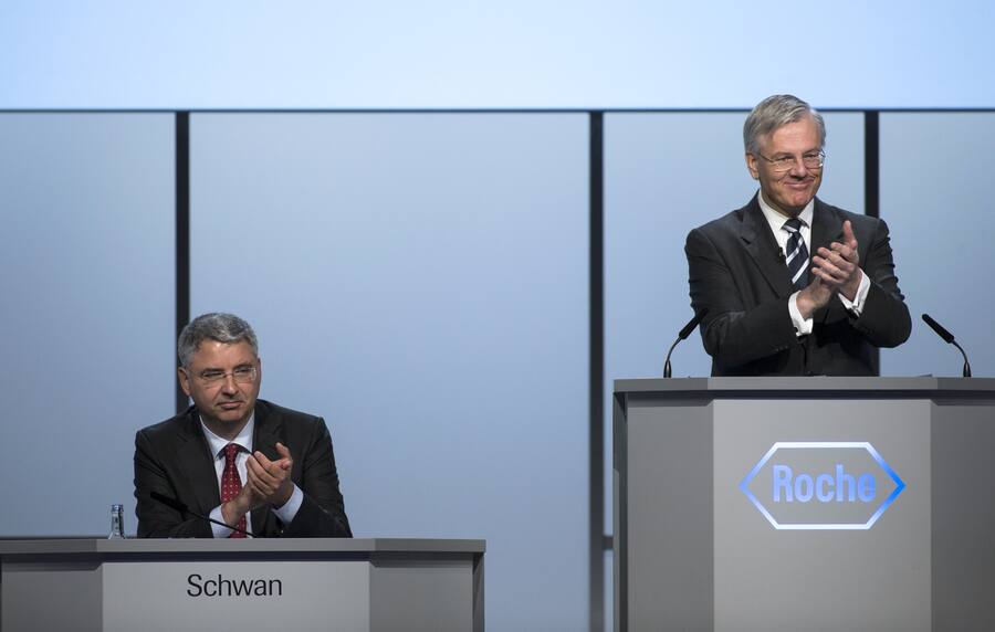 Severin Schwan und Christoph Franz