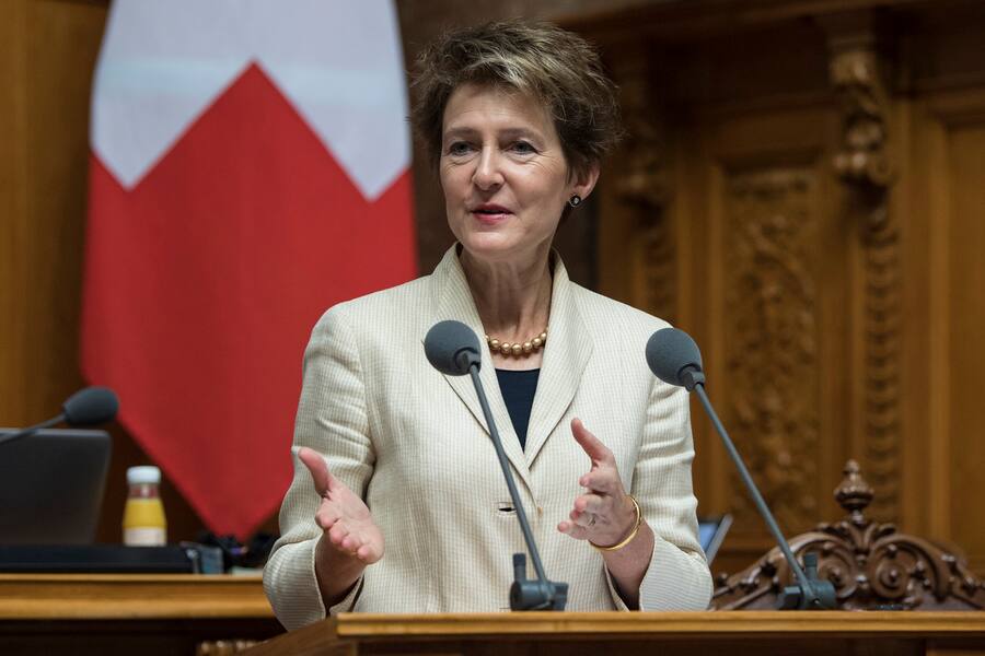Bundesraetin Simonetta Sommaruga