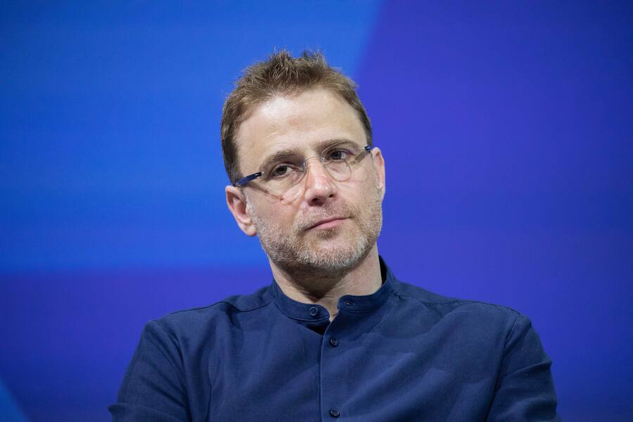 PARIS, FRANCE - MAY 24: Stewart Butterfield, Co-founder and CEO Slack, attends the Viva Tech start-up and technology gathering at Parc des Expositions Porte de Versailles on May 24, 2018 in Paris, France. The VivaTech exhibition in Paris brings together nearly 1800 start ups alongside the largest international groups. (Photo by Christophe Morin/IP3/Getty Images)