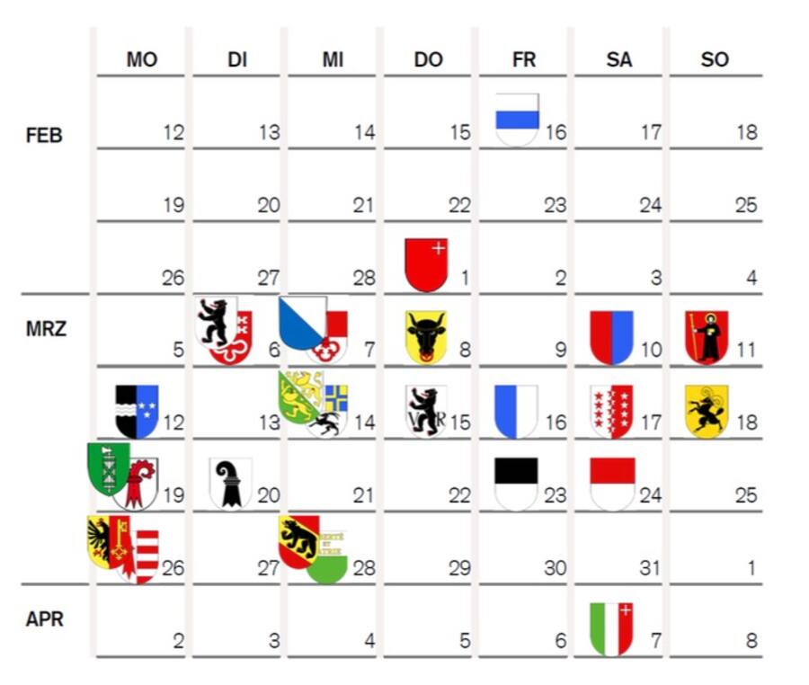 Der «Tax Indepedence Day» der Schweizer Kantone
