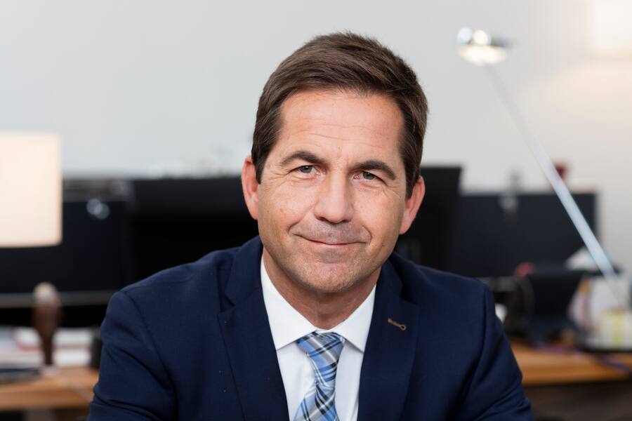 Portrait of Walter Thurnherr, Federal Chancelor of Switzerland