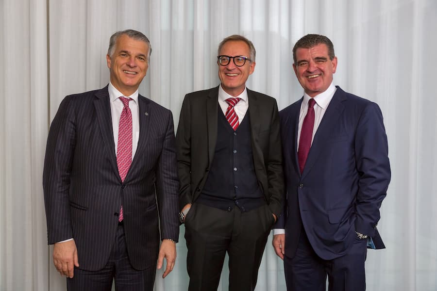 HZ Gespräch mit Peter Spuhler und Sergio Ermotti.Beweisfoto mit Stefan BarmettlerFotografiert in Zürich am 19.11.2018