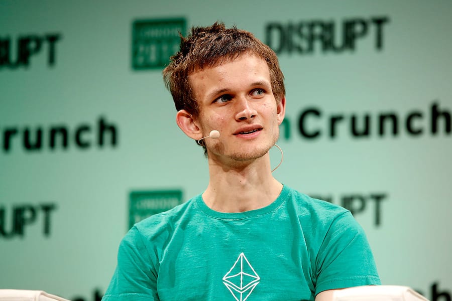 LONDON, ENGLAND - DECEMBER 08: Founder of Ethereum Vitalik Buterin during TechCrunch Disrupt London 2015 - Day 2 at Copper Box Arena on December 8, 2015 in London, England. (Photo by John Phillips/Getty Images for TechCrunch)